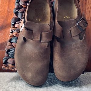 Birkenstock London Oiled Leather sz 7W 5M 🕴🏼